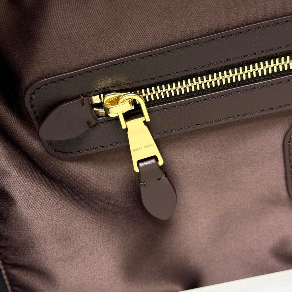 MIU BEAU BAG 34 IN BRIARWOOD CALFSKIN