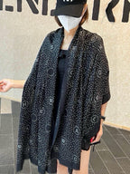 CC Scarf 200 CM In Black Polka Dot Cashmere  274118