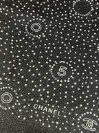CC Scarf 200 CM In Black Polka Dot Cashmere  274118