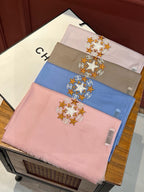 CC Scarf 200 CM In Light Purple Linen Fabric 407088