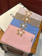 CC Scarf 200 CM In Brown Linen Fabric 407089