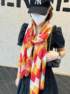 CC Scarf 200 CM In Colorful Linen Fabric 408758