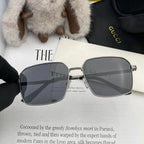 SQUARE FRAME SUNGLASSES 563171 IN METAL