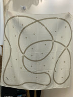 CC 25 Scarf 140cm White Cashmere 293264