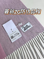 SCARF 190 CM IN PINK CASHMERE