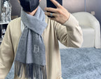 SCARF 190 CM IN DOVE GRAY CASHMERE
