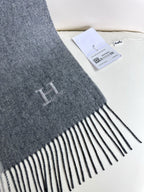 SCARF 190 CM IN DOVE GRAY CASHMERE