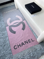 CC Scarf 180 CM In Grey Mix Pink Cashmere Wool 368880