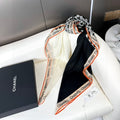 CC Square Scarf 140 CM In Black Mix White Cashmere 390937