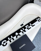 CC Scarf 120 CM In Black Mix White Fleece Wool 396432