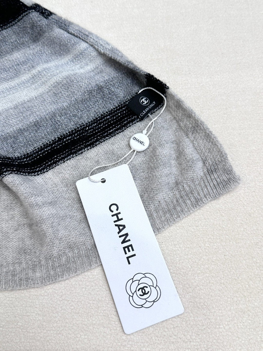 CC Scarf 210 CM In Grey Blue Cashmere 403864