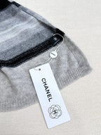 CC Scarf 210 CM In Grey Blue Cashmere 403864