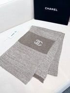 CC Scarf 180 CM In Light Grey Mix Brown Cashmere 415137