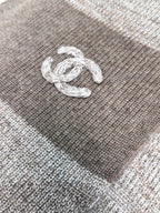 CC Scarf 180 CM In Light Grey Mix Brown Cashmere 415137
