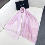 CC Scarf 200 CM In Light Pink Linen Fabric 418196