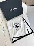 CC Scarf 200 CM In White Cashmere And Silk 419964