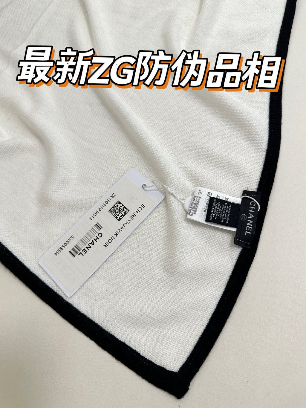 CC Scarf 200 CM In White Cashmere And Silk 419964
