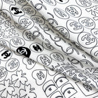 CC Square Scarf 140 CM In White Silk 424550