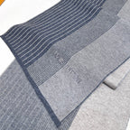 LV Selling High-End Men's Scarf 180cm Dark Blue Cashmere 971097