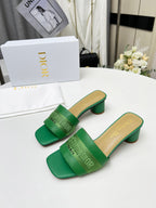 cd dway 45 green canvas calfskin