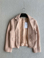Celine 25 Jacekt Pink Wool Mohair