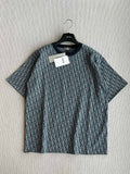 CD 25 Monogram Blue Gray Cotton