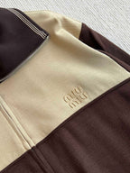 Miu Miu 25 Winter Set Brown Mix Beige Viscose