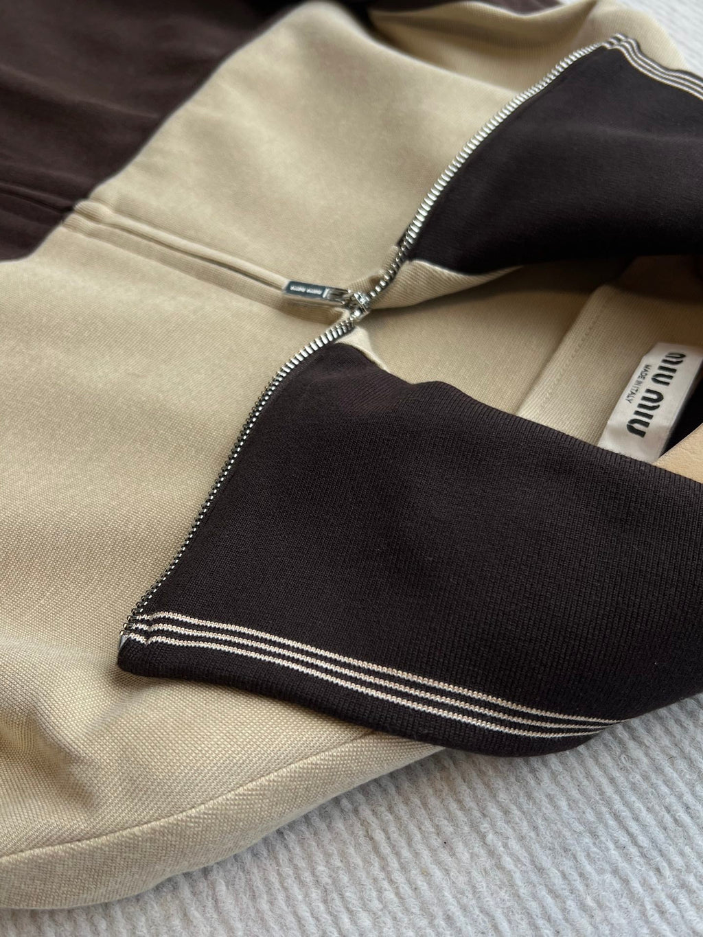 Miu Miu 25 Winter Set Brown Mix Beige Viscose