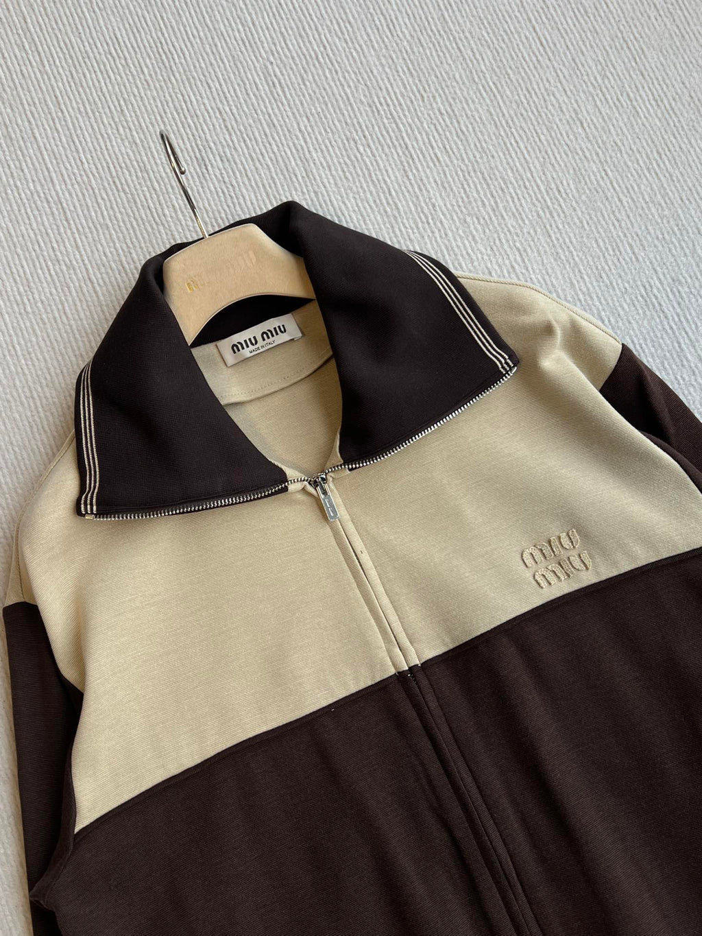 Miu Miu 25 Winter Set Brown Mix Beige Viscose