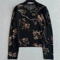 CC 25 Long-sleeved Shirt Black Metalised Fiber Cupro