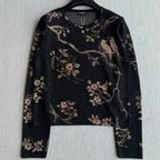 CC 25 Long-sleeved Shirt Black Metalised Fiber Cupro