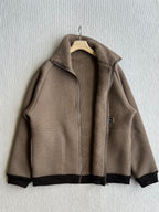 Miu Miu 25 Jacket Dark Brown Polyester 300164