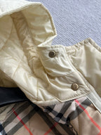 Bur 25 Quilted Jacket Ivory White Polyester 300086