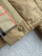 Bur 25 Quilted Jacket Dark Beige Polyester 300087