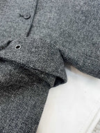 CD 25 Floral V-neck Jacket Gray Cotton