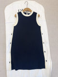 CD 25 Knitted Dress Black Cotton