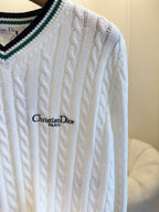CD 25 Knitted Sweater White Wool 279005