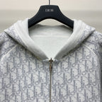 CD 25 Double-Sided Knitted Hooded Jacket 293319