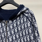 CD 25 Double-Sided Knitted Hooded Jacket 293319