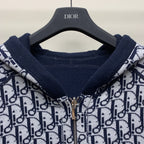 CD 25 Double-Sided Knitted Hooded Jacket 293319