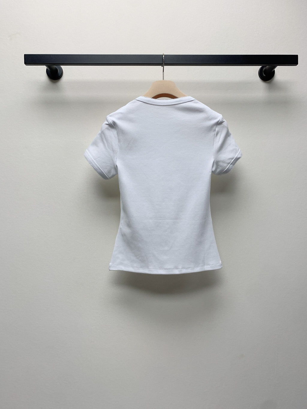 Miu 25C Petit Bateau X Miu Miu stretch jersey slim T-shirt 228169
