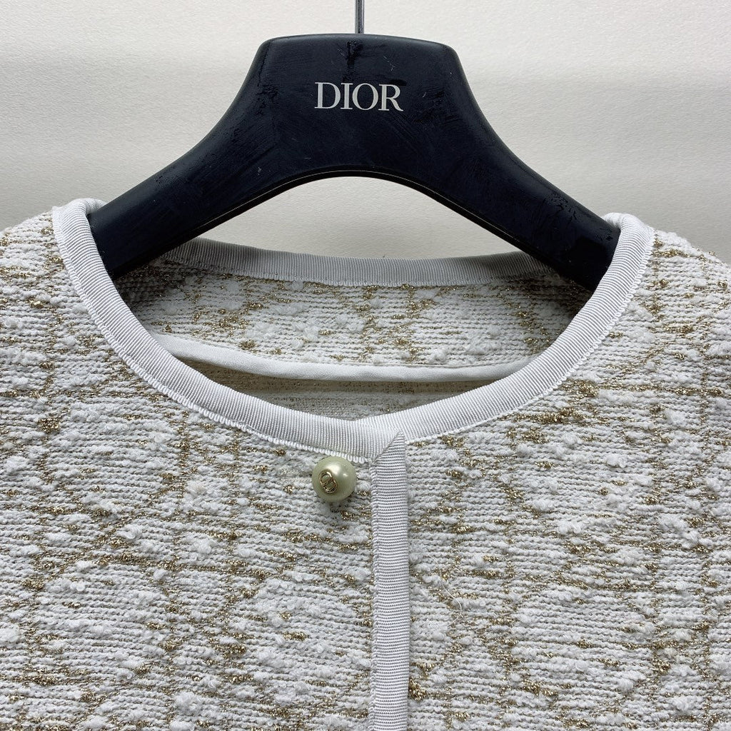 CD 25 Striped Button-Down Crew Neck Set 261599