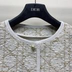 CD 25 Striped Button-Down Crew Neck Set 261599