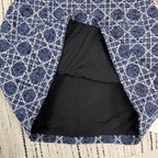 CD 25 Striped Button-Down Crew Neck Set 261599