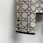 CD 25 Plaid Jacket Set Beige Mix Black 261589