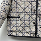 CD 25 Plaid Jacket Set Beige Mix Black 261589