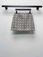 CD 25 Plaid Jacket Set Beige Mix Black 261589