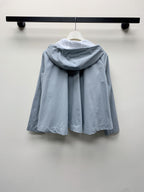 Loewe 25 Hooded Jacket Set Dusky Blue Polyester 274362