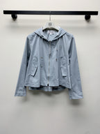 Loewe 25 Hooded Jacket Set Dusky Blue Polyester 274362