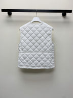 Moncler 25 Plaid Vest Polyester 281618